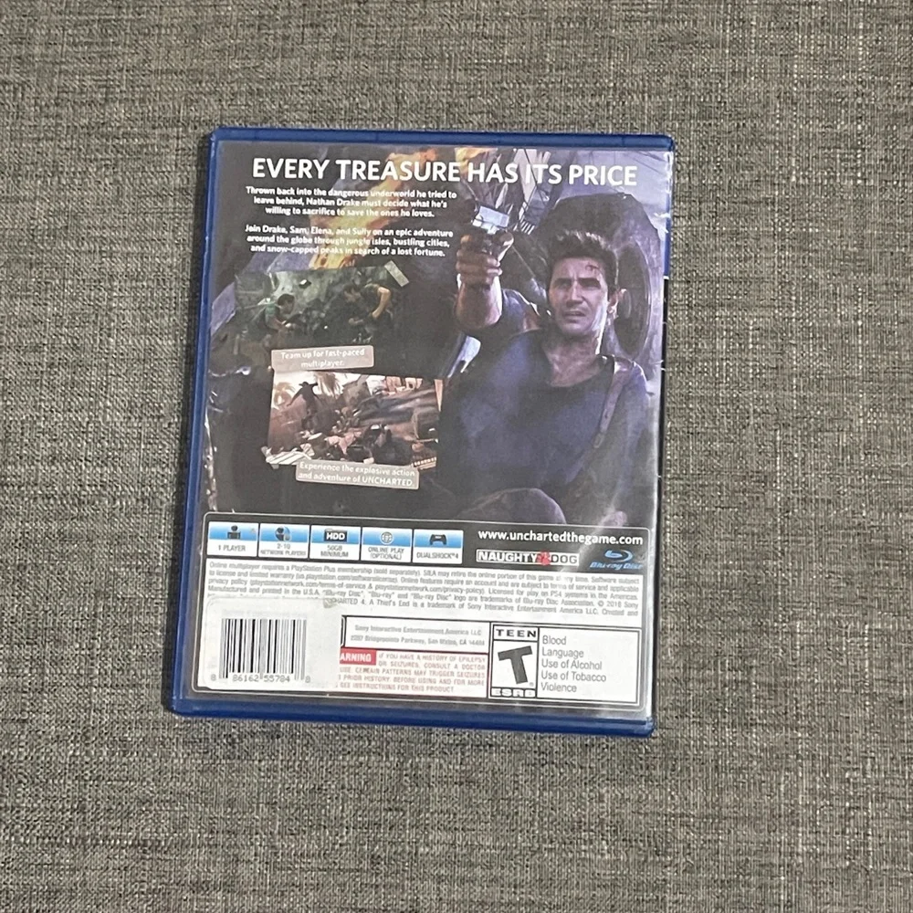 Sony Uncharted 4: A Thief's End for PS4